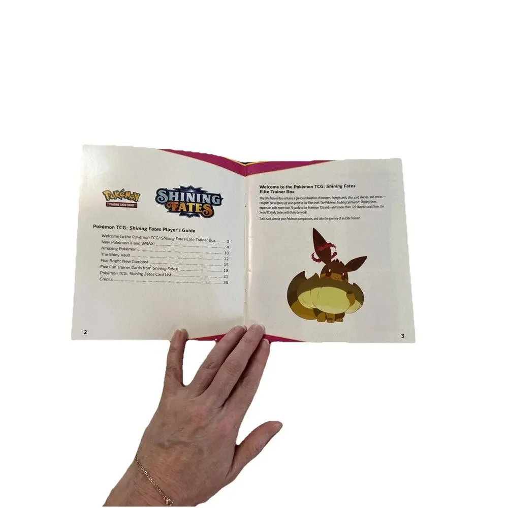 Pokemon Shining Fates Player’s Guide ETB Booklet TCG Collector’s Guide New